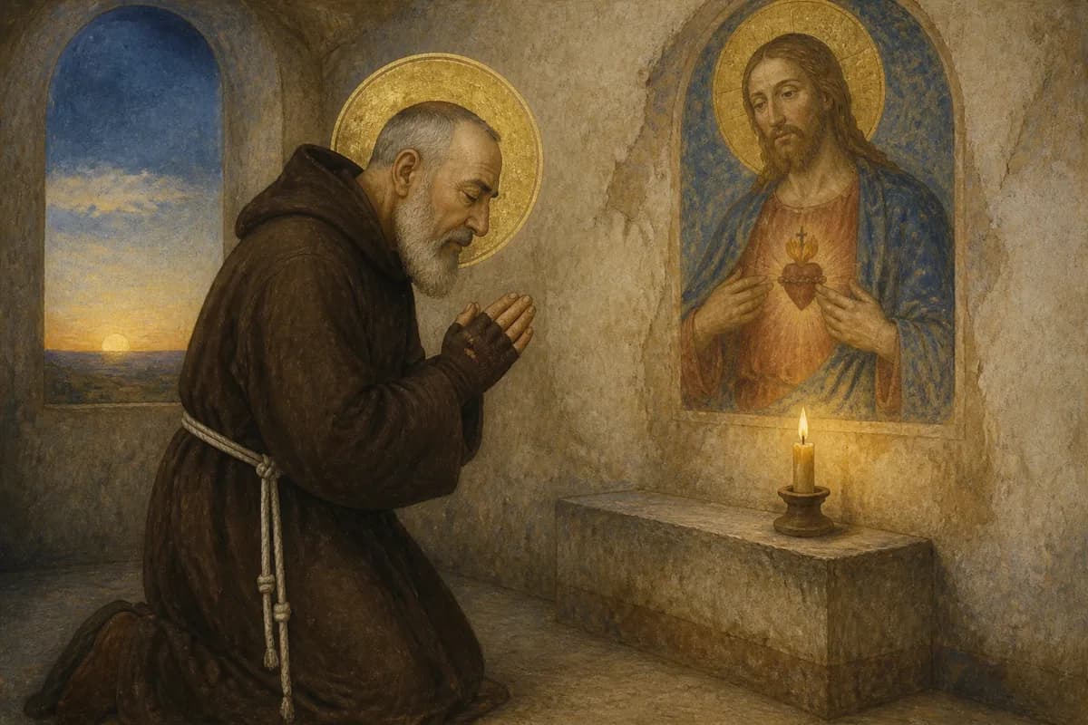 The Padre Pio Novena to the Sacred Heart — Text and How to Pray It